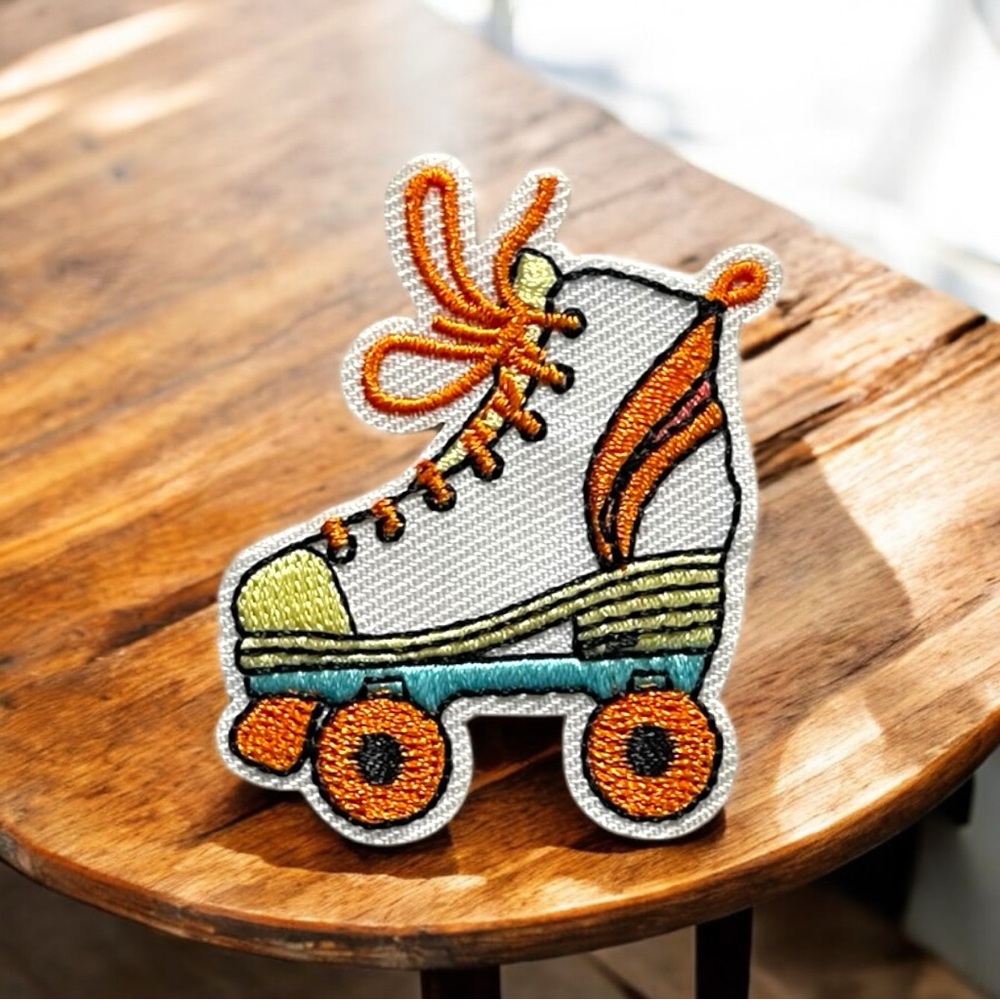 Roller Skate Embroidered Patch